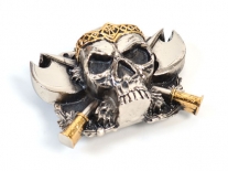 Skull & Axes Belt Buckle