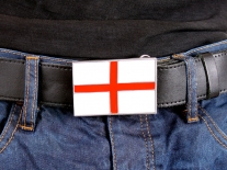 England Flag Belt Buckle