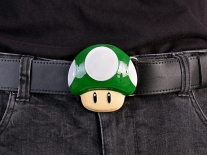 Super Mario 1UP Mushroom Belt Buckle