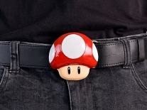 Super Mario Mushroom Belt Buckle