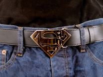 Superman (Chrome) Belt Buckle
