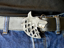 Viking Wolf Belt Buckle