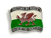 Welsh by the Grace of God Belt Buckle Belt Buckle