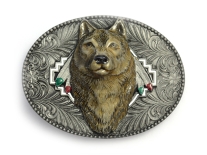 Wolf Head Belt Buckle